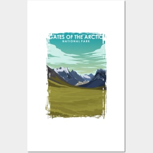 Gates of the Arctic National Park Travel Poster Posters and Art